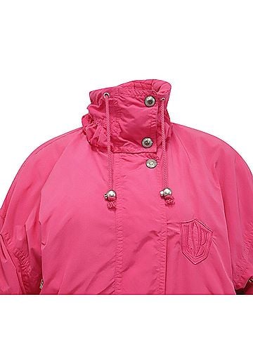 Bogner Bogner Logo-Embroidered Down Jacket in Pink Polyester (view 2)