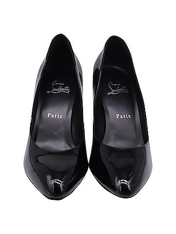 Christian Louboutin Christian Louboutin Fannylove 85 Pumps in Black Patent Leather (view 2)