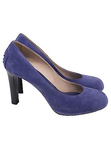 Tod's Tod's Pumps in Blue Suede (view 1)