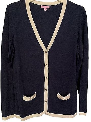 Lilly Pulitzer Silk Cardigan (view 1)