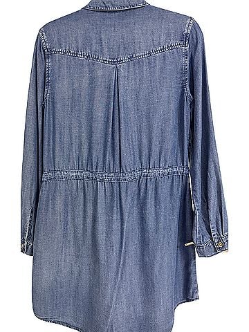 Bella Dahl Utility Long Sleeve Drawstring Casual Dress (view 2)