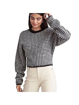 & Other Stories Alpaca Checked Pullover Sweater (view 1)