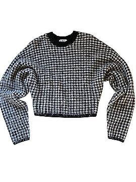 & Other Stories Alpaca Checked Pullover Sweater (view 2)