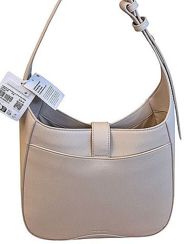 Lululemon Athletica Leather Alternative Large Shoulder Bag Leather Shoulder Bag (view 2)