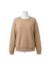 Ideology Solid Brown Solid Crewneck Sweatshirt in Tan Size 3X - photo 1