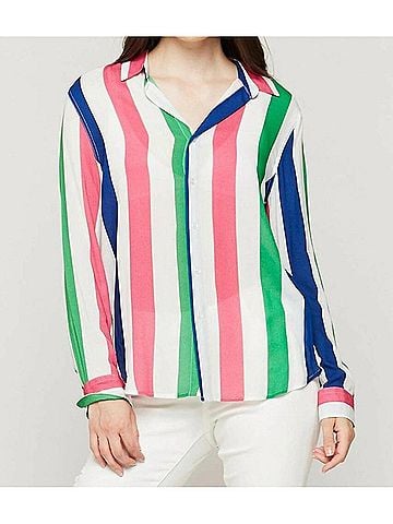 Velvet Heart Johnny Long Sleeve Top in Multi (view 2)