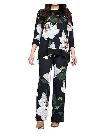 Eva Varro Zip Neck Tunic in Drew (view 2)