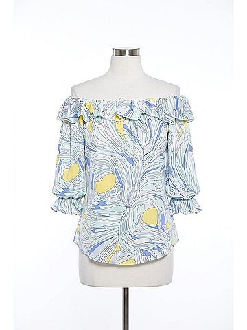 Julian Chang Rene Off The Shoulder Top in White (view 1)
