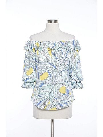 Julian Chang Rene Off The Shoulder Top in White (view 1)