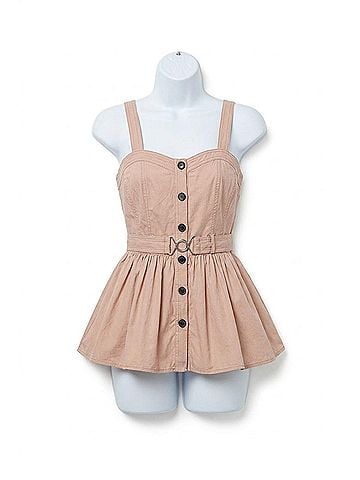 Marissa Webb Brielle Trench Vest in Sand (view 1)