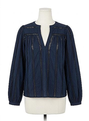 Ulla Johnson Rowan Blouse in Midnight (view 1)