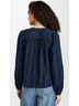 Ulla Johnson Stripes Blue Rowan Blouse in Midnight Size 0 - photo 4