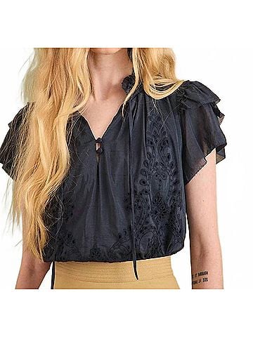 Hunter Bell Millie Top in Midnight (view 2)