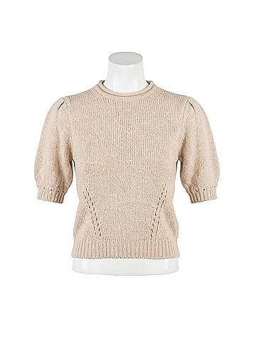 Ulla Johnson Pia Knit Top in Cowrie (view 1)