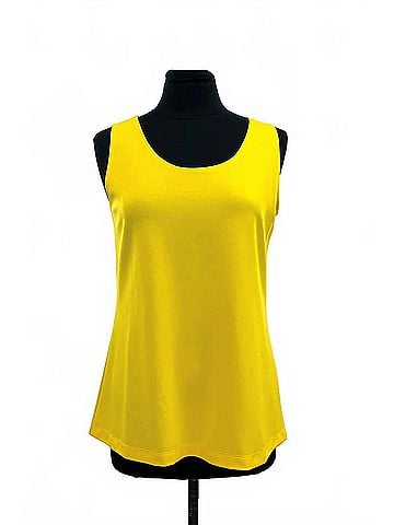 Berek Women's Sunshine Breeze Tank Top in Yellow (view 1)