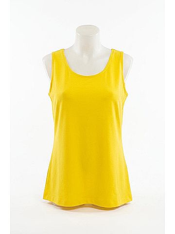 Berek Women's Sunshine Breeze Tank Top in Yellow (view 2)