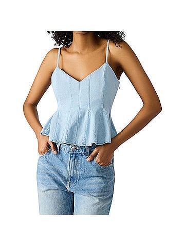 Steve Madden Demi Top in Blue (view 2)