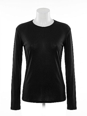 Junya Watanabe Nylon Long Sleeve Shirt in Black (view 1)