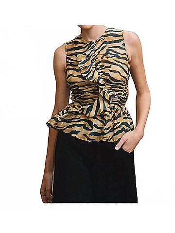 Hunter Bell Doering Sleeveless Top in Tiger (view 2)