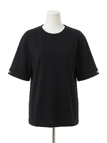 Mother of Pearl Women's Classic T Shirt in Black (view 1)