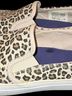 Sperry Top Sider 100% Canvas Leopard Print Tan Black Flats Size 7 - photo 3
