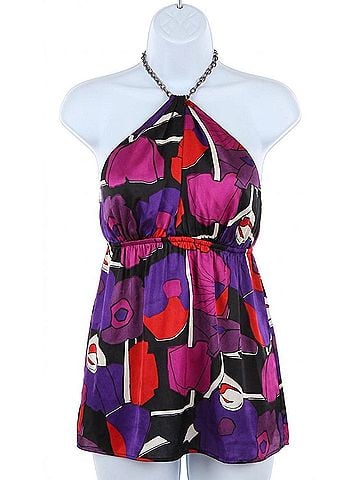 Alice & Trixie Harlow Silk Halter Blouse in Multi (view 1)