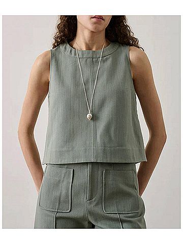 Soeur Pampa Top in Pastel Green (view 2)