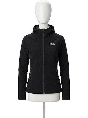 Mountain Hardwear Keele Grid Hoody in Black (view 1)
