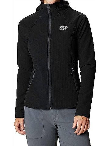 Mountain Hardwear Keele Grid Hoody in Black (view 2)