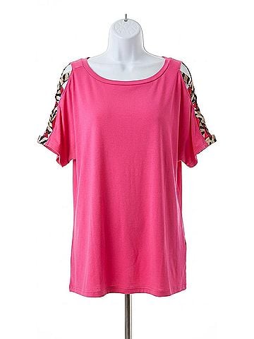 Sassy Belle Top in Fuchsia (view 1)