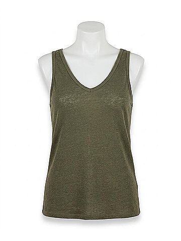 Hartford Toshio Knit Tank in Army (view 1)
