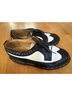 Dr. Martens 100% Leather Black White Flats Size 7 1/2 - photo 4