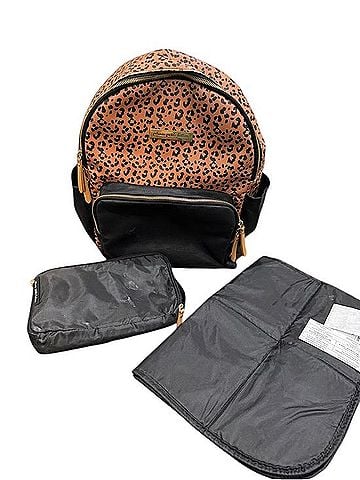 Petunia Pickle Bottom leopard district backpack Diaper Bag (view 1)