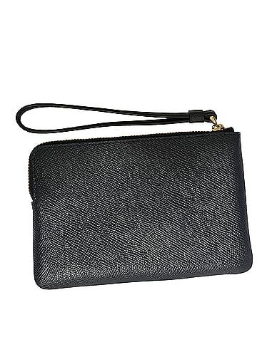 Coach Corner Zip Wristlet Leather Wristlet (view 2)