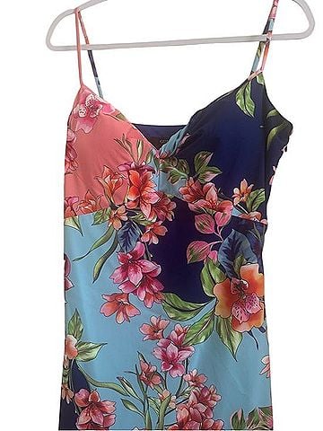 Guess Floral Midi Slip Dress Casual Dress (view 2)