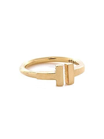 Tiffany & Co. T Wire Ring 18K Yellow Gold (view 2)