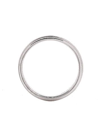 Tiffany & Co. Classic Milgrain Band Ring Platinum 2mm (view 2)