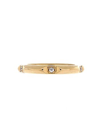 Tiffany & Co. True Band Ring 18K Yellow Gold with Diamonds 2.5mm (view 1)