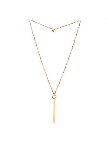 Hermès Clou De Forge Pendant Necklace 18K Rose Gold Large (view 2)
