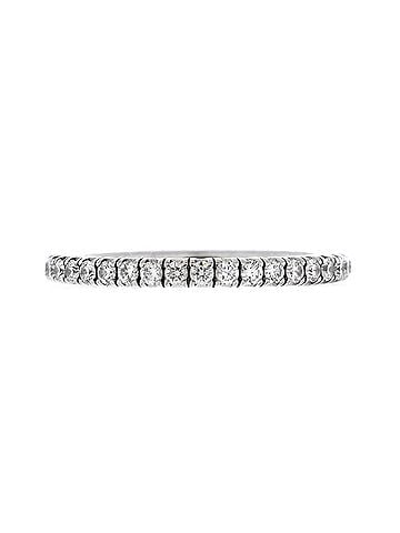 Cartier Etincelle de Cartier Eternity Wedding Band Ring 18K White Gold and Diamonds 2mm (view 1)