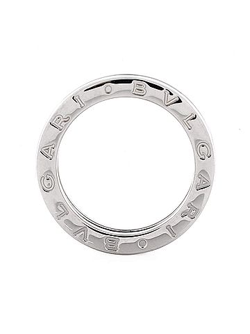Bvlgari B.Zero1 One Band Ring 18K White Gold and Diamonds (view 2)