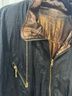 Chili Pepper 100% Polyester Black Burgundy Gold Windbreaker Size L - photo 6