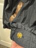 Chili Pepper 100% Polyester Black Burgundy Gold Windbreaker Size L - photo 9