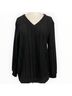 Perfect Peach Solid Black Pullover Sweater Size M - photo 6