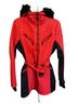 MICHAEL Michael Kors Solid Red Black Coat Size M - photo 1