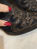 Corral Boots 100% Leather Brown Black Boots Size 7 1/2 - photo 7