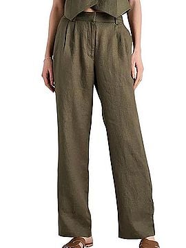 Quince European Linen Pleated Trouser Track Pants (view 1)