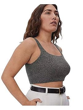 Everlane Cozy Stretch Cropped Sweater Tank Tank Top (view 1)