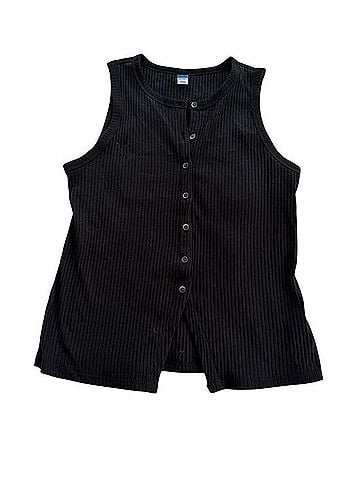 Old Navy Sleeveless Button-Down Shirt (view 2)