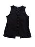 Old Navy Black Sleeveless Button-Down Shirt Size M - photo 2